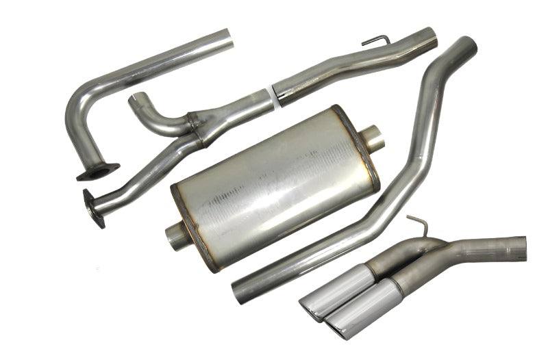 JBA 04-20 Nissan Titan 5.6L 409SS Pass Side Dual Exit Cat-Back Exhaust - Black Ops Auto Works