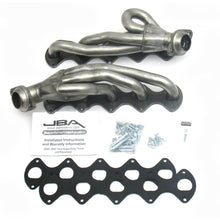 Load image into Gallery viewer, JBA 05-10 Ford F-Series 6.8L 3V V10 1-1/2in Primary Raw 409SS Cat4Ward Header - Black Ops Auto Works
