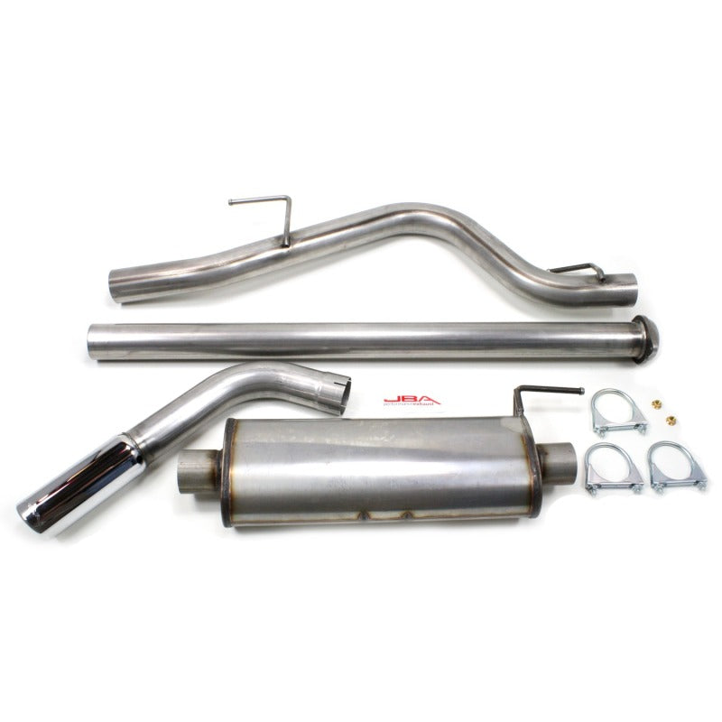 JBA 11-14 Ford F-150 All 2.7L/3.5L/5.0L 409SS Pass Side Single Exit Cat-Back Exhaust - Black Ops Auto Works