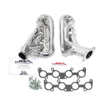 Load image into Gallery viewer, JBA 15-20 Ford Mustang 5.0L 1-3/4in Stainless Steel Silver Ceramic Shorty Header - Black Ops Auto Works