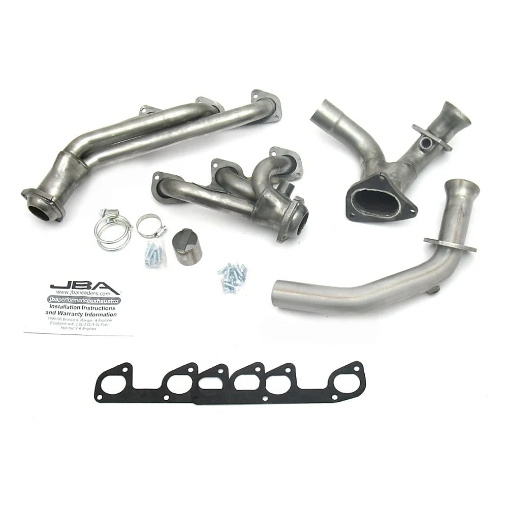 JBA Shorty Exhaust Header and Y-Pipe exact part 1634S, product view 2