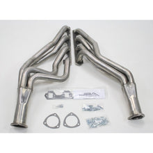 Load image into Gallery viewer, JBA 65-73 Ford Mustang 260-302 SBF 4 Speed C4/C6/AOD 1-3/4in Primary Raw 409SS Long Tube Header - Black Ops Auto Works