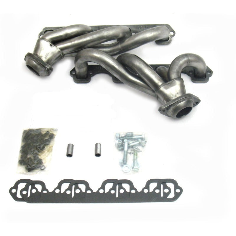 JBA 87-95 Ford F-150 5.0L SBF 1-1/2in Primary Raw 409SS Cat4Ward Header - Black Ops Auto Works