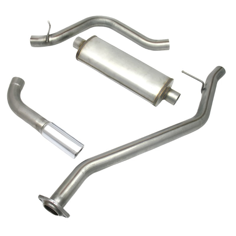 JBA 99-06 Chevrolet Silverado1500 Ext Cab Short Bed 4.3-5.3L 409SS Single Cat-Back Exhaust - Black Ops Auto Works