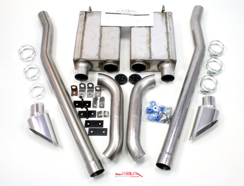 JBA 65-70 Ford Mustang 260-428 409SS Eleanor Style Dual Side Header Back Exhaust - JBA 50-2651