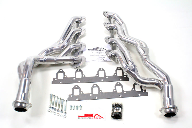 JBA 67-70 Ford Mustang 390-428 FE 1-3/4in-2-1/2in Primary Silver Ctd Tri Y Header - JBA 6655SJS