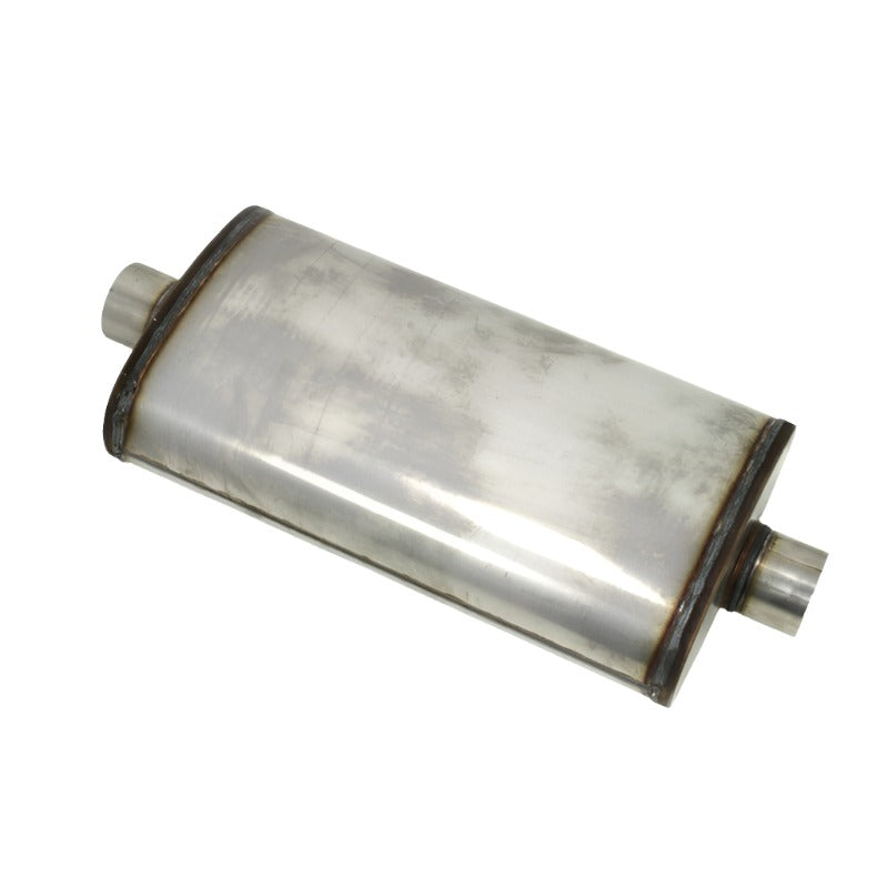JBA Universal Dual Core 304SS Muffler 22x11x6 3in Inlet Diameter - Black Ops Auto Works