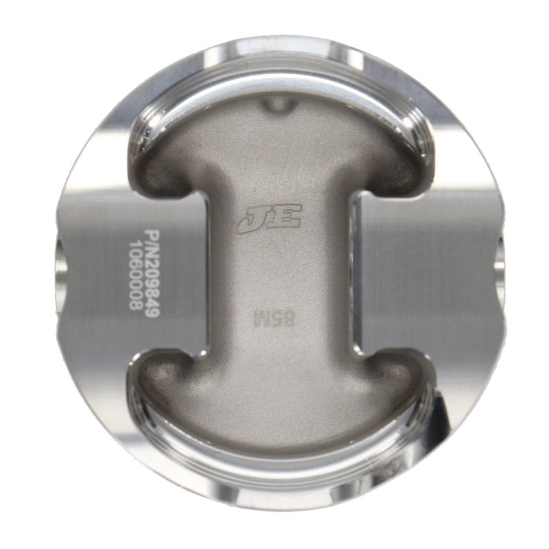 JE Pistons 97-07 Nissan SR20VE/VET 86.5mm Bore - +0.50 Oversize - 41.8cc - 9.0 CR - Set of 4 Pistons - JE Pistons JEP318013