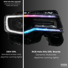 Load image into Gallery viewer, RGB Halo Kits Jeep Grand Cherokee Multicolor DRL Boards (2014-2021)