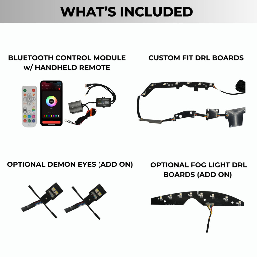 RGB Halo Kits Jeep Grand Cherokee Multicolor DRL Boards (2014-2021)
