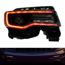 Load image into Gallery viewer, RGB Halo Kits F20 | F21 | A12 | P2 - BX4 Jeep Grand Cherokee Multicolor DRL Boards (2014-2021)
