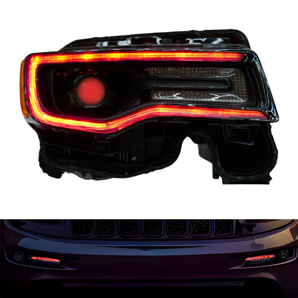 RGB Halo Kits F20 | F21 | E1 | A12 | P2 - BX5 Jeep Grand Cherokee Multicolor DRL Boards (2014-2021)