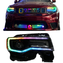 Load image into Gallery viewer, RGB Halo Kits Jeep Grand Cherokee Multicolor DRL Boards (2014-2021)