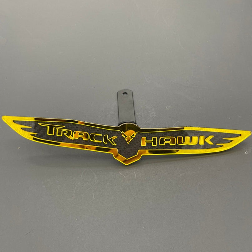 Jeep Grand Cherokee Trackhawk Trunk Badge 10x1.75in