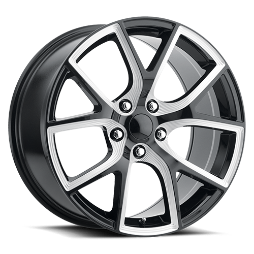 Jeep Trackhawk Replica Wheels Gloss Black Ball Milled Factory Reproductions FR 75-Wheels - Cast-Factory Reproductions-746241352347-20x10 5x5 +50 HB 71.5-