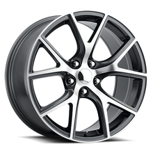 Load image into Gallery viewer, Jeep Trackhawk Replica Wheels Grey Machine Face Factory Reproductions FR 75-Wheels - Cast-Factory Reproductions-746241329752-20x10 5x5 +50 HB 71.5-