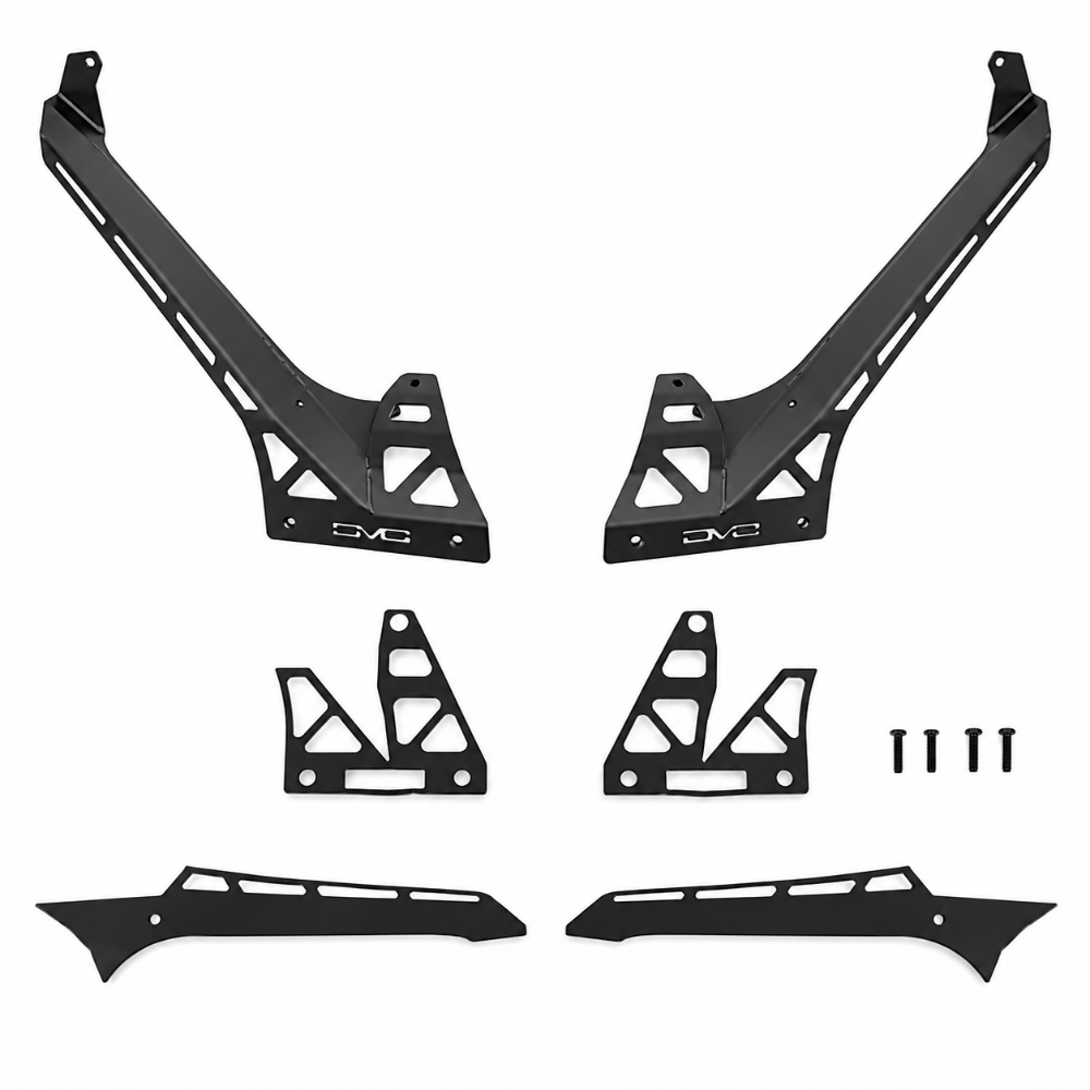 Jeep Wrangler JL low-profile light bar mount for clean off-road lighting installation