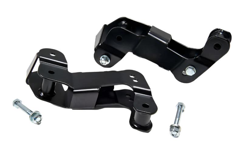 JKS Manufacturing 07-18 Jeep Wrangler JK Control Arm Correction Brackets 2-4.5in Lift - Front - Black Ops Auto Works