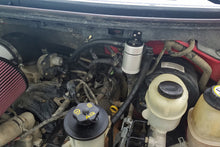 Load image into Gallery viewer, J&amp;L 05-10 Ford F-150 5.4L Driver Side Oil Separator 3.0 - Clear Anodized - Black Ops Auto Works