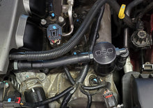 Load image into Gallery viewer, J&amp;L 05-10 Ford Mustang GT Driver Side Oil Separator 3.0 V2 - Black Anodized - Black Ops Auto Works