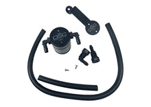 Load image into Gallery viewer, J&amp;L 05-10 Ford Mustang GT/Bullitt/Saleen Passenger Side Oil Separator 3.0 - Black Anodized - Black Ops Auto Works