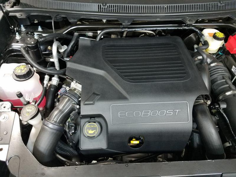 J&L 10-19 Ford Flex EcoBoost V6 Passenger Side Oil Separator 3.0 - Black Anodized - Black Ops Auto Works