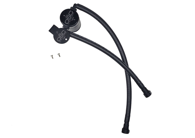 J&L 14-19 Chevrolet Corvette LT1 6.2L Driver Side Oil Separator 3.0 - Black Anodized - Black Ops Auto Works