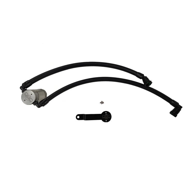 J&L 19-25 Ram 1500 3.6L Oil Separator 3.0 PCV Side -Clear Anodized J&L JLT3126P-C