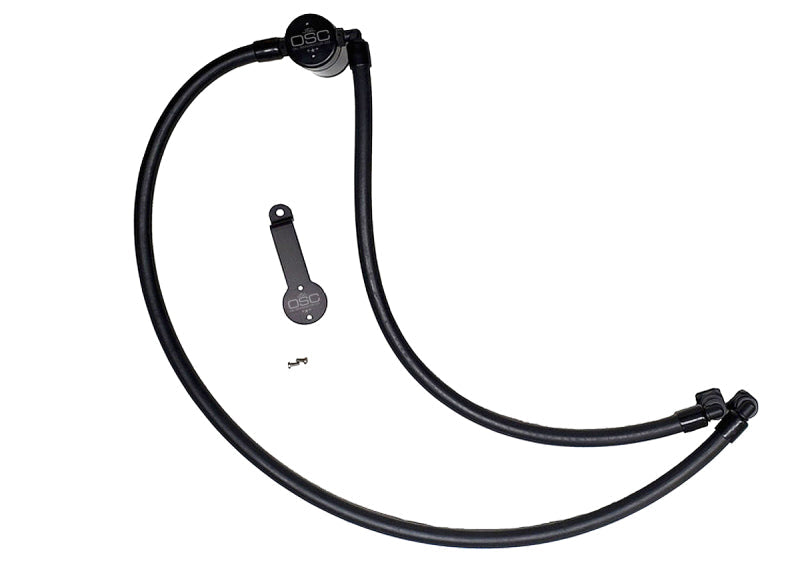 J&L 20-23 Jeep Wrangler 2.0L Driver Side Oil Separator 3.0 - Black Anodized - Black Ops Auto Works