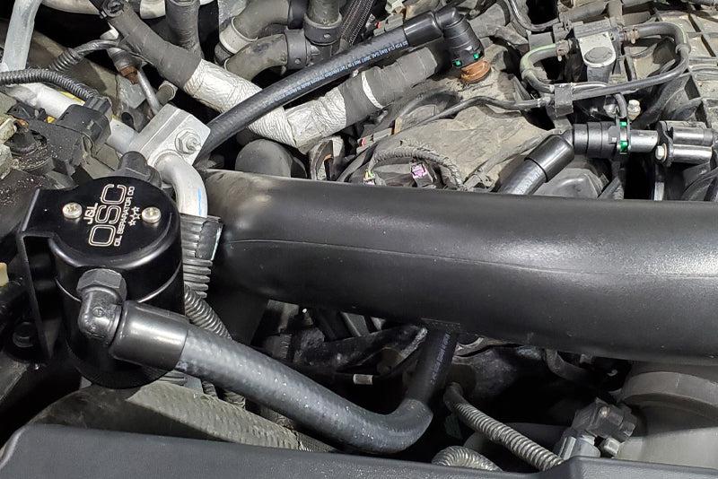 J&L 2015-2017 Ford Expedition 3.5L EcoBoost Oil Separator 3.0 - Black Anodized - Black Ops Auto Works