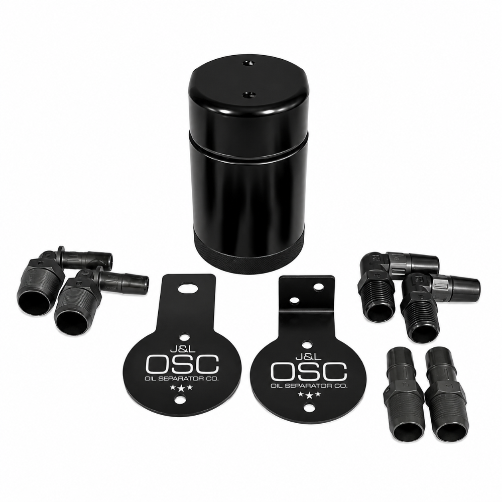 J&L 3016P-C passenger-side oil separator for 2011-2023 Ford F-150
