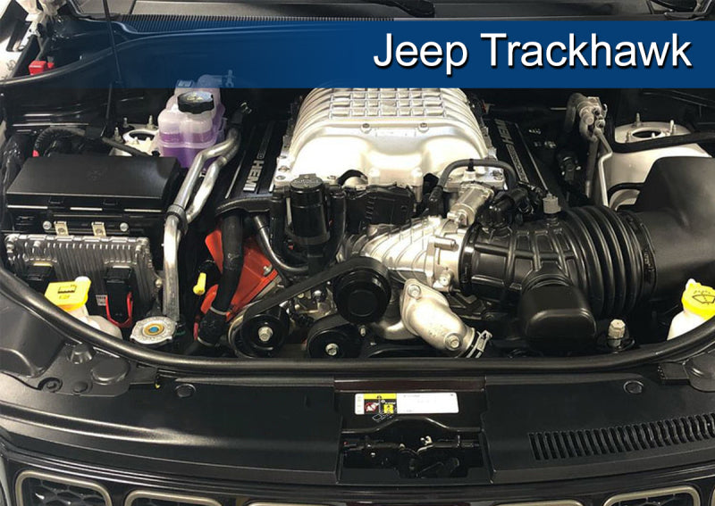 J&L passenger-side oil catch can for Dodge Hellcat, Demon, Durango and Ram TRX 6.2L HEMI