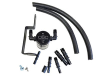 Load image into Gallery viewer, J&amp;L 99-04 Ford Mustang GT Passenger Side Oil Separator 3.0 - Black Anodized - Black Ops Auto Works