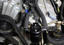 Load image into Gallery viewer, J&amp;L 99-04 Ford Mustang SVT Cobra Driver Side Oil Separator 3.0 - Black Anodized - Black Ops Auto Works