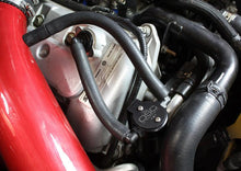 Load image into Gallery viewer, J&amp;L 99-04 Ford Mustang SVT Cobra Passenger Side Oil Separator 3.0 - Black Anodized - Black Ops Auto Works