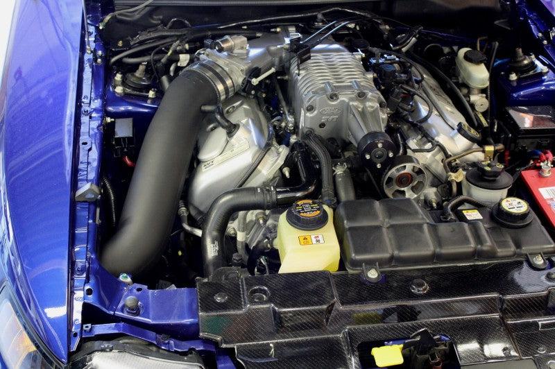 JLT 03-04 Ford Mustang SVT Cobra Black Textured Cold Air Intake Kit w/Red Filter - Black Ops Auto Works