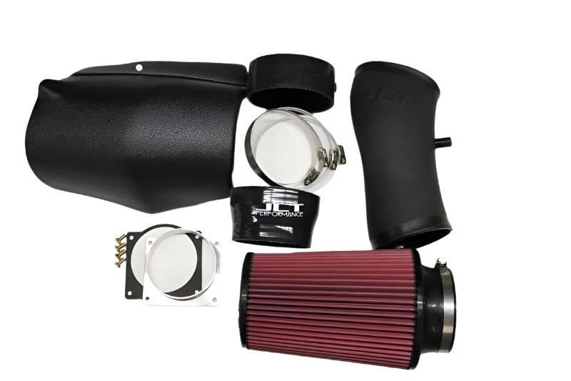JLT 03-04 Ford Mustang SVT Cobra Black Textured Ram Air Intake Kit w/Red Filter - Black Ops Auto Works