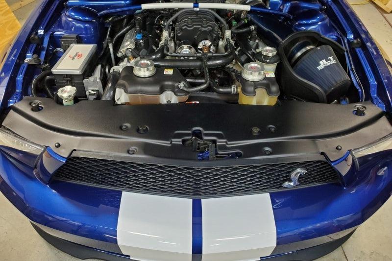 JLT 07-09 Ford Mustang GT500 Black Textured Full Length Radiator Support Cover - Black Ops Auto Works