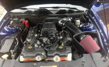 Load image into Gallery viewer, JLT 11-14 Ford Mustang GT (w/Roush/Whipple S/C) Black Textured Big Air Intake w/Red Filter -Tune Req - Black Ops Auto Works