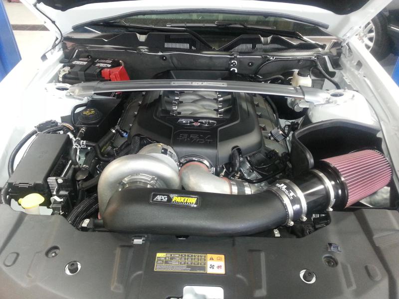 JLT 11-14 Ford Mustang GT (w/Vortech/Paxton Supercharger) Air Box Blow Through - Tune Req - Black Ops Auto Works