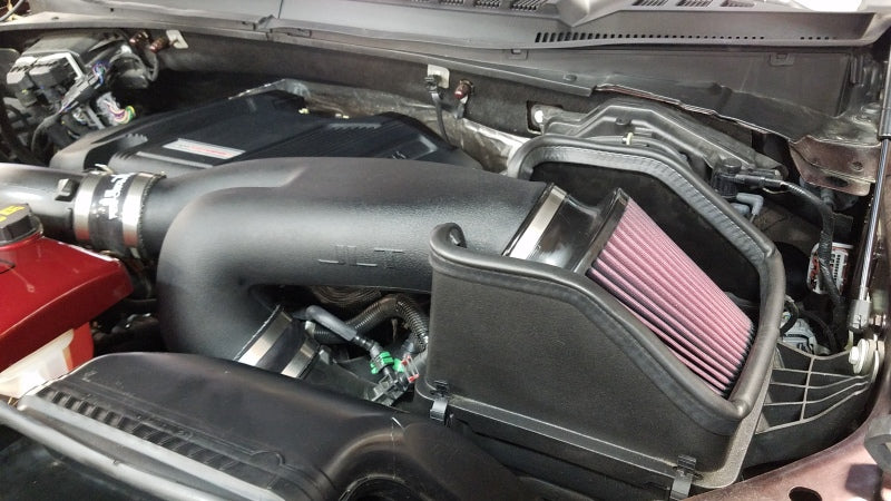 JLT 15-19 Ford F-150 2.7L/3.5L EcoBoost Black Textured Cold Air Intake Kit w/Red Filter - Black Ops Auto Works