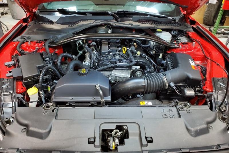 JLT 15-19 Ford Mustang Black Textured Coolant Tank Cover - Black Ops Auto Works