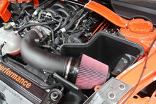 Load image into Gallery viewer, JLT 15-19 Ford Mustang GT350/GT350R Black Textured Cold Air Intake Kit w/Red Filter - Tune Req - Black Ops Auto Works