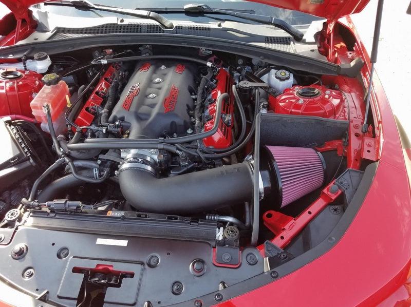 JLT 16-19 Chevrolet Camaro LT1 6.2L Black Textured Cold Air Intake Kit w/Red Filter - Tune Req - Black Ops Auto Works