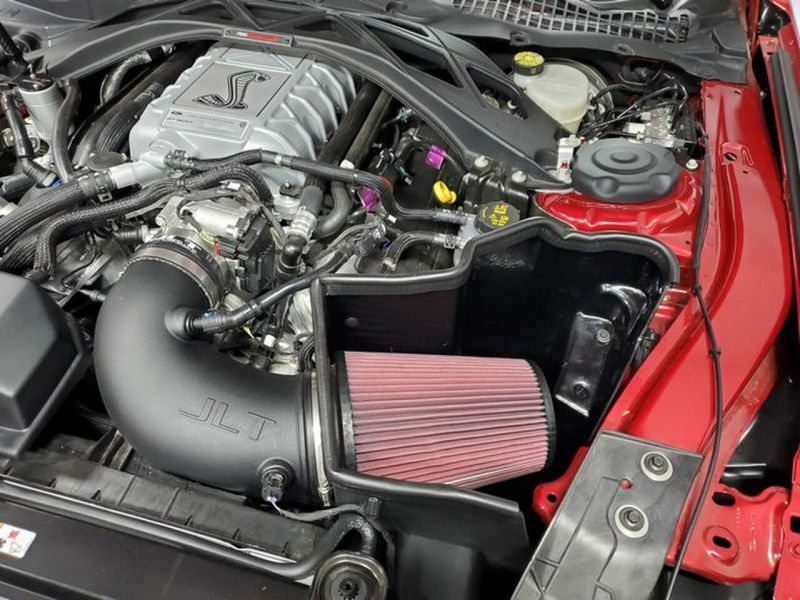 JLT 20-23 Ford Mustang GT500 Big Air Intake Kit w/Red Oil Air Filter (No Tuning Required) - Black Ops Auto Works