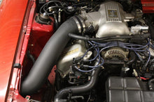 Load image into Gallery viewer, JLT 96-98 Ford Mustang SVT Cobra Black Textured Cold Air Intake Kit w/Red Filter - Black Ops Auto Works