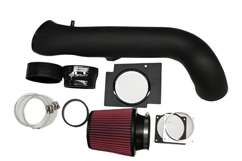 JLT 96-98 Ford Mustang SVT Cobra Black Textured Cold Air Intake Kit w/Red Filter - Black Ops Auto Works