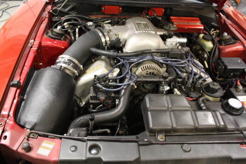 JLT 96-98 Ford Mustang SVT Cobra Black Textured Ram Air Intake Kit w/Red Filter - Black Ops Auto Works