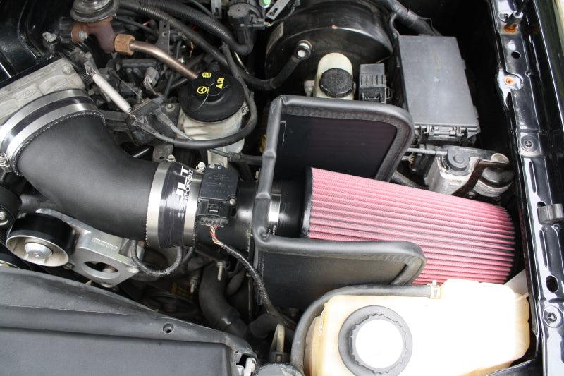 JLT 99-04 Ford Lightning Black Textured Big Air Intake Kit w/Red Filter - Black Ops Auto Works