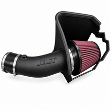 Load image into Gallery viewer, JLT 2018-2021 Jeep Grand Cherokee Trackhawk 6.2L Blk Textured CAI Kit w/Red Filter (2018 CARB Exempt) - JLT CAI-TH-18